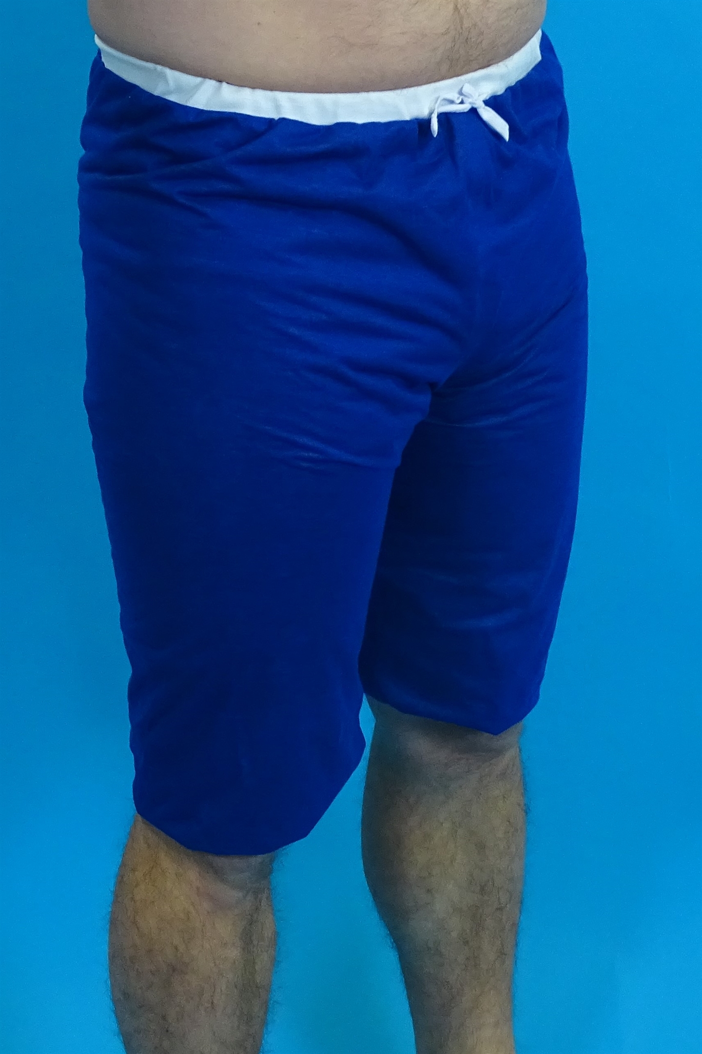 Pyjama shorts with integral pad
