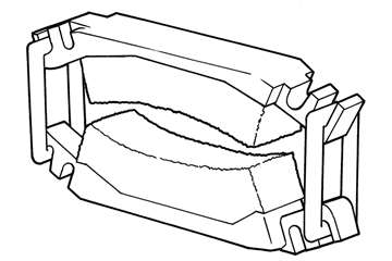 Penile clamp - line diagram