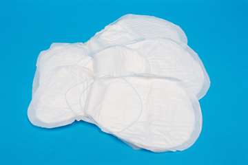 Absorbent products for women