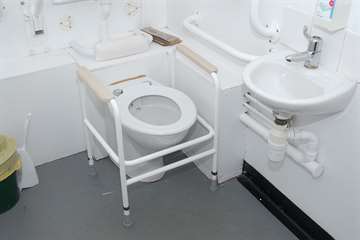 Toilet frame