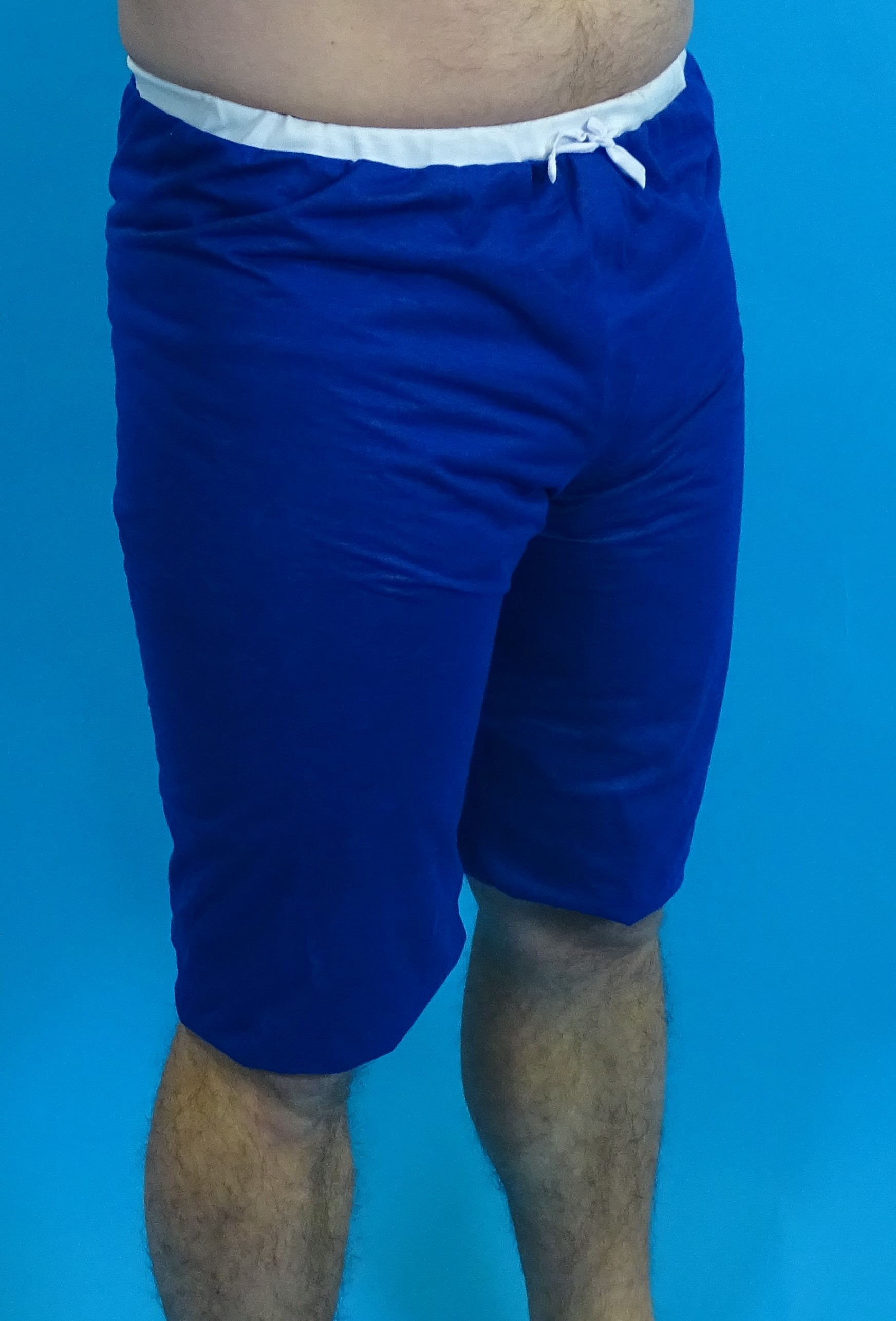 Pyjama shorts with integral pad