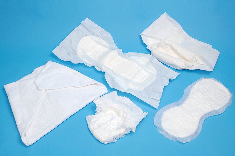 Pads moderate / heavy bladder leakage in women